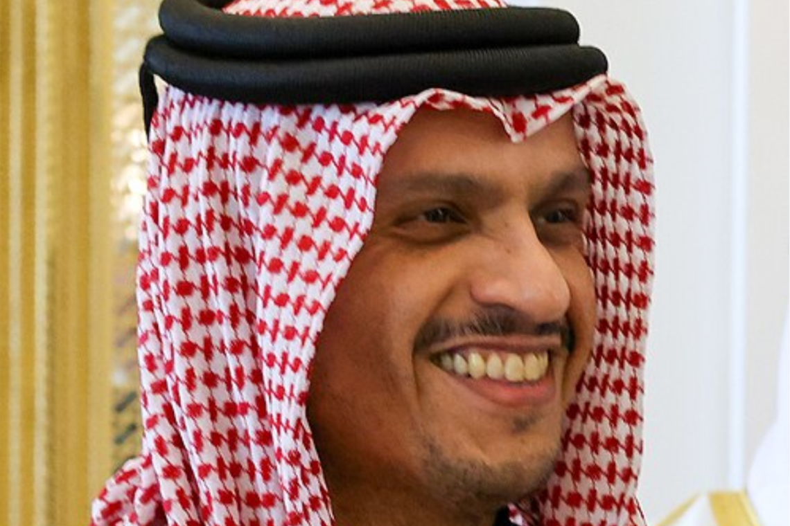 رئيس الوزراء وزير الخارجية القطري: نعمل مع الولايات المتحدة للتوصل بسرعة إلى وقف إطلاق النار في غزة.